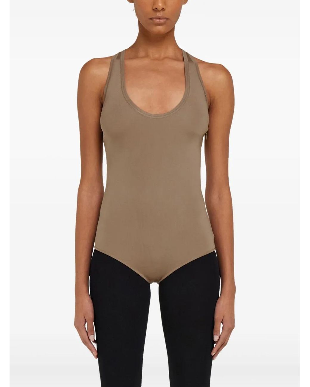 Ferragamo Brown Knitted Bodysuit