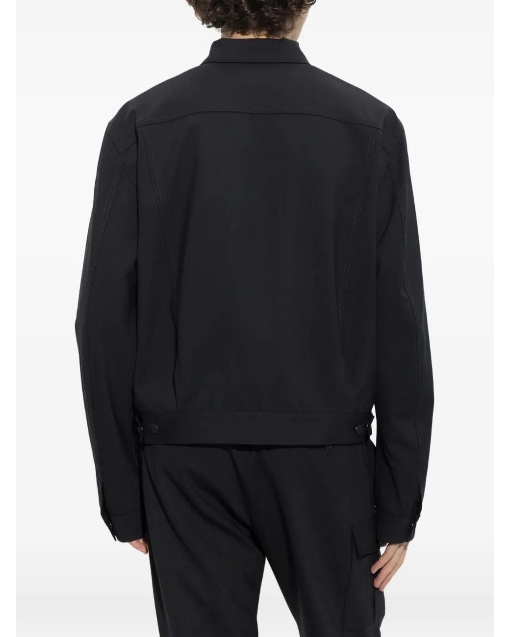 DSquared² Blue Wool Jacket for men