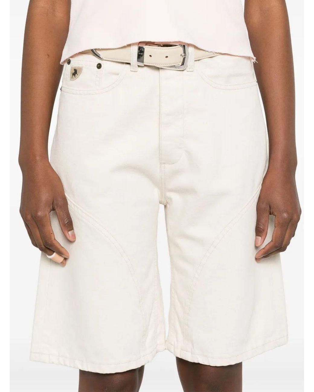 ショートパンツ LOIS JEANS Sand denim Ada bermuda shorts Lois Sand Denim Ada Bermuda Shorts in Natural | Lyst
