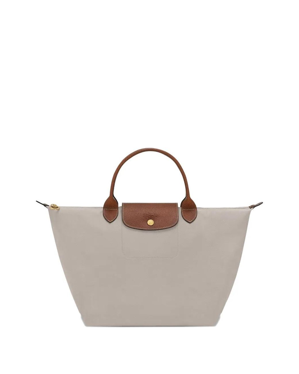 Longchamp Metallic Medium Le Pliage Front-Flap Tote Bag
