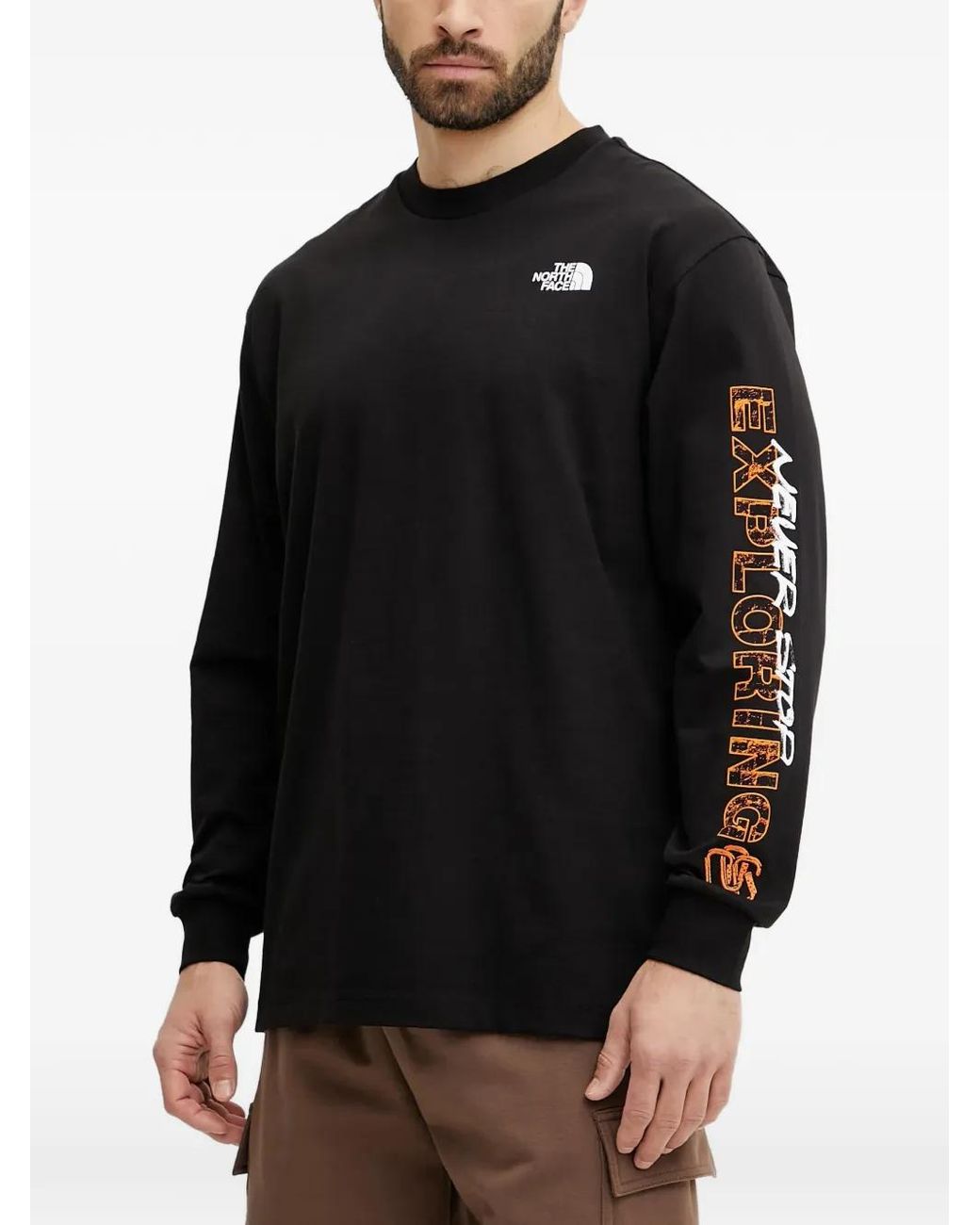 The North Face Black X Nse Long-Sleeve T-Shirt for men