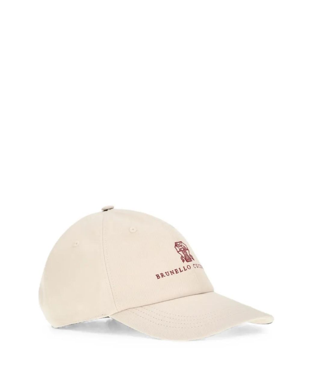 Brunello Cucinelli Natural Logo-embroidered Cotton Baseball Cap for men