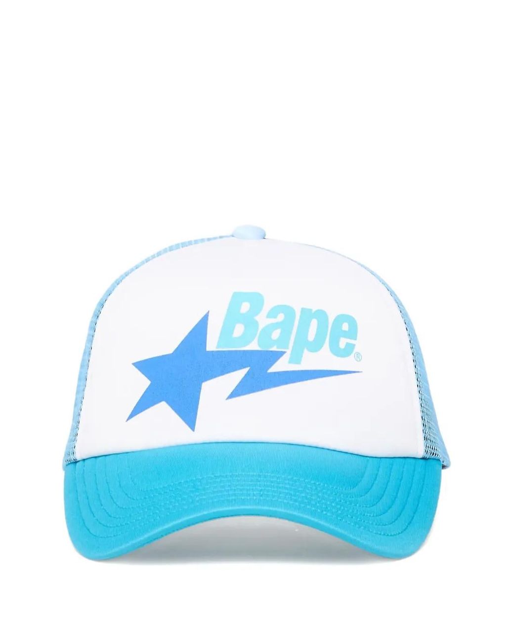 A BATHING APE トラッカーハット ホワイト/ブルー A BATHING APE(ア