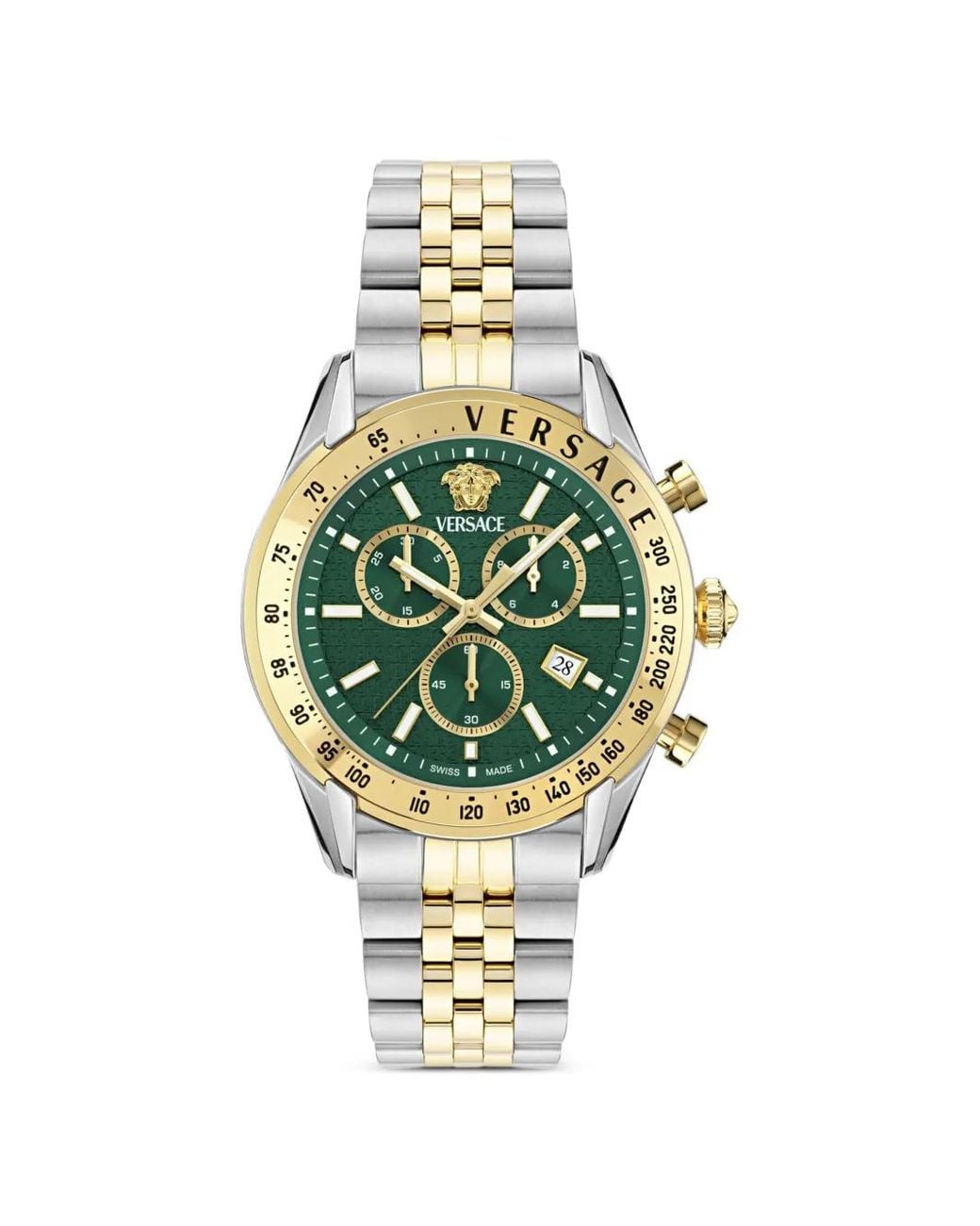 Versace Metallic Chrono Master 44Mm Watch for men
