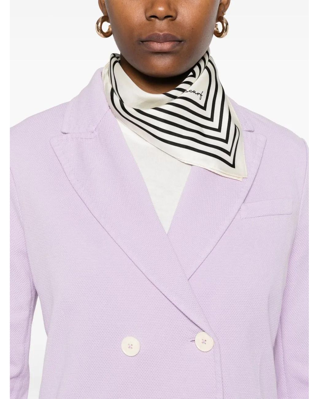 Circolo 1901 Pink Double-Breasted Blazer