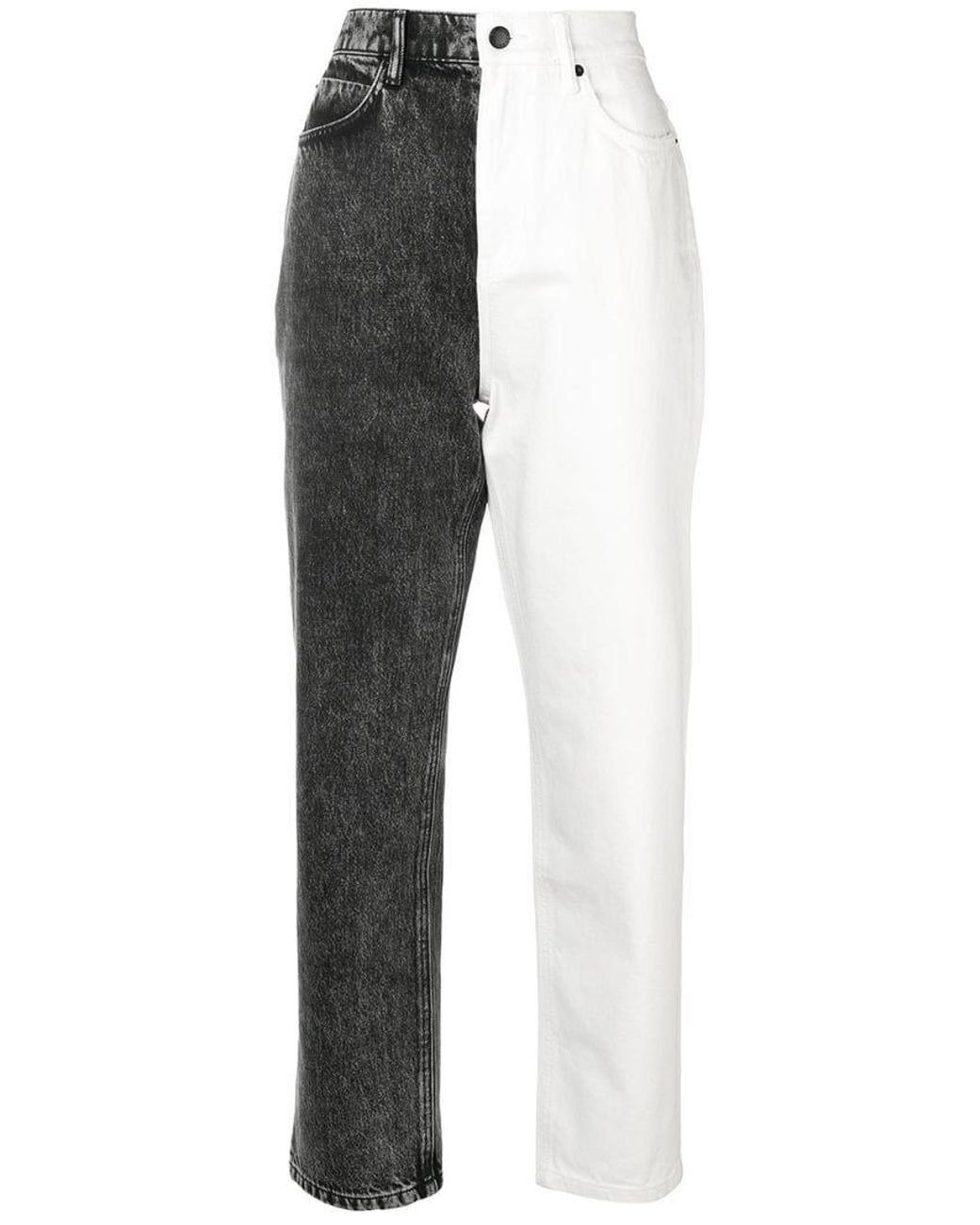 Alexander Wang Denim Two-tone Jeans in 
