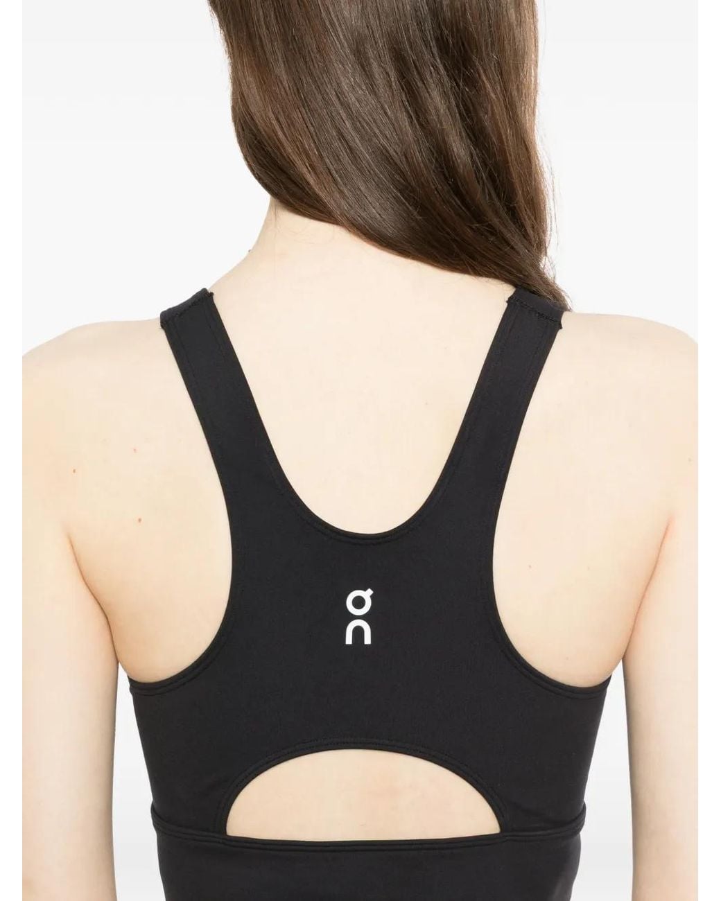 On Shoes Black Court Sports Bra