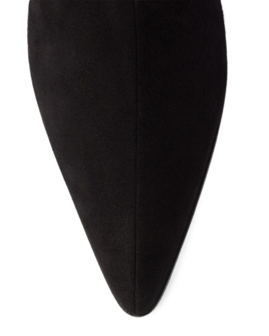 Prada Black Stretch Suede Boots