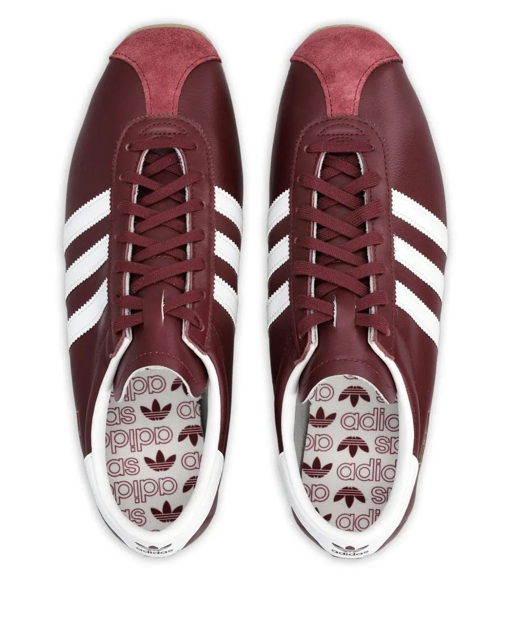 Adidas Purple Rekord Leather Sneakers