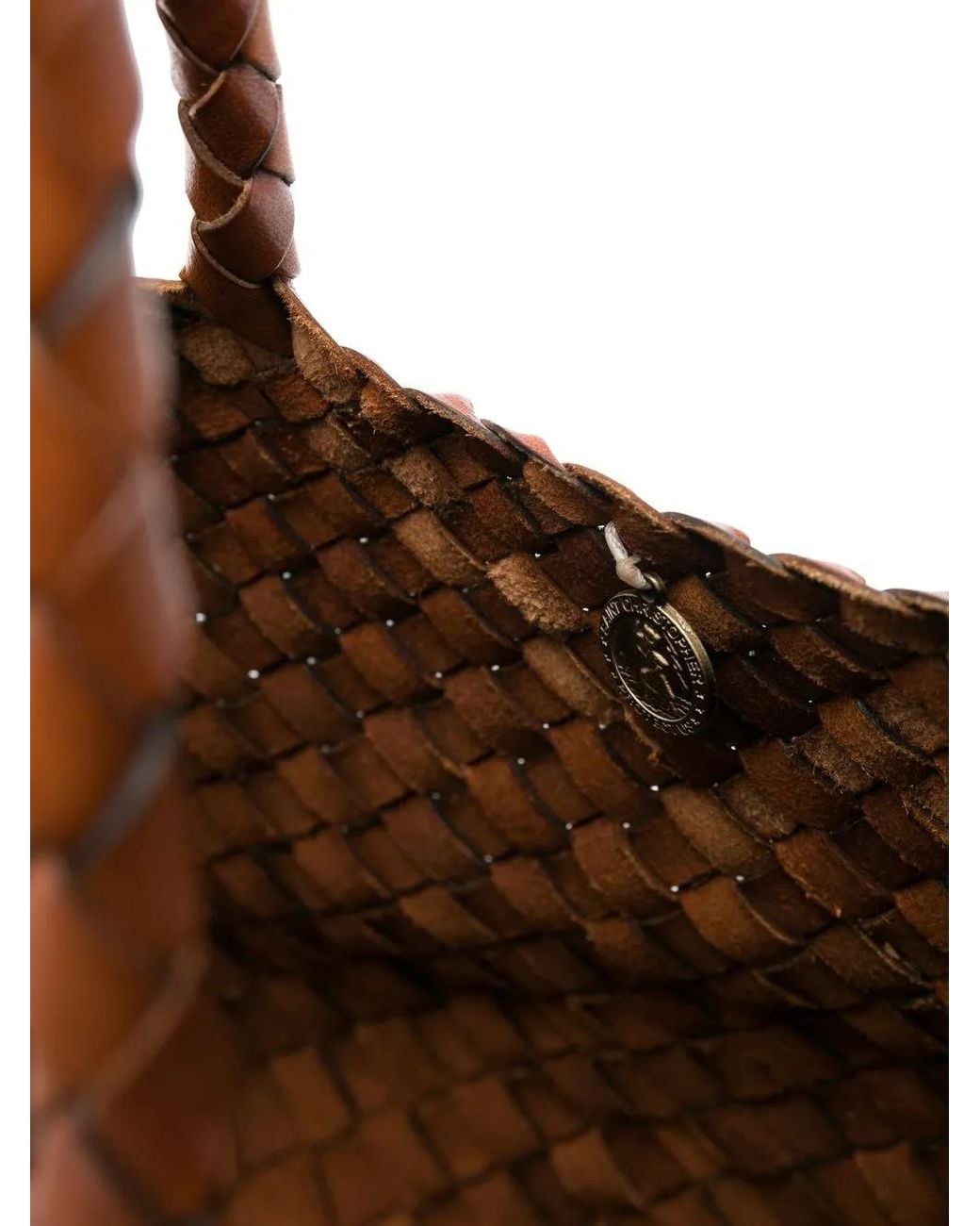 Borsa Tote Santa Croce di Dragon Diffusion in Brown