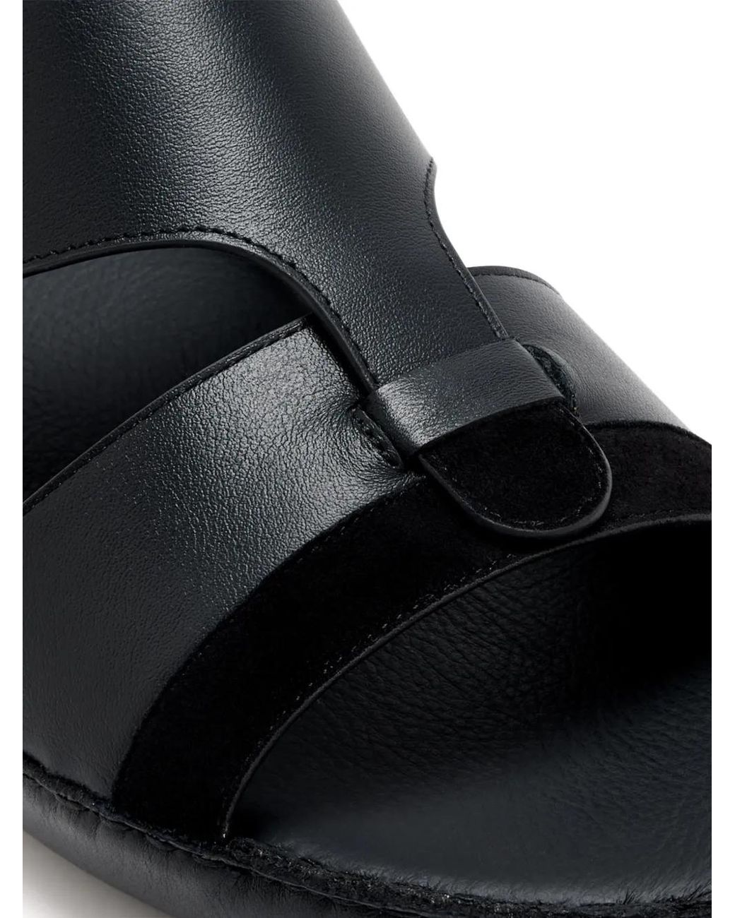 Forsa Black Fahed Sandals for men