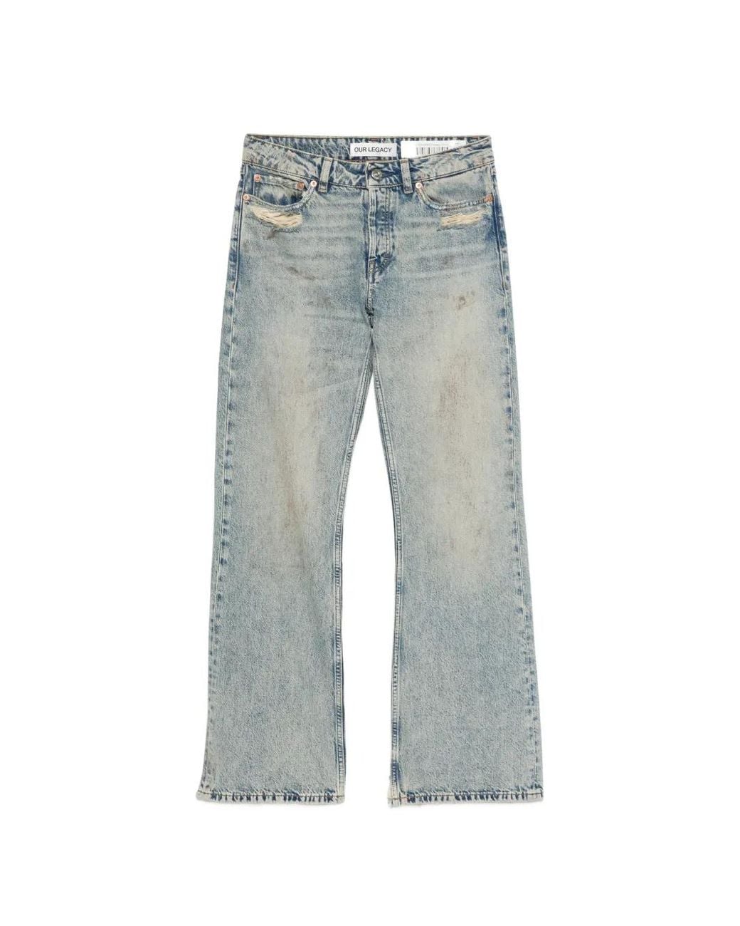 Our Legacy Blue Rover Cut Jeans