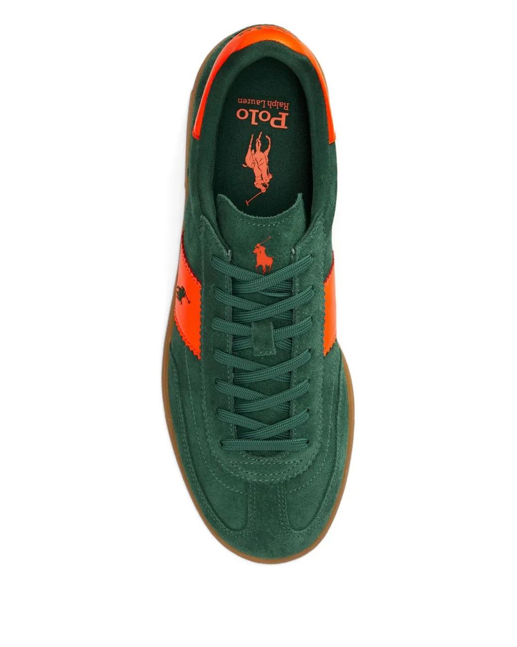 Polo Ralph Lauren Green Bedford Pp Sk Lt Suede Sneakers for men