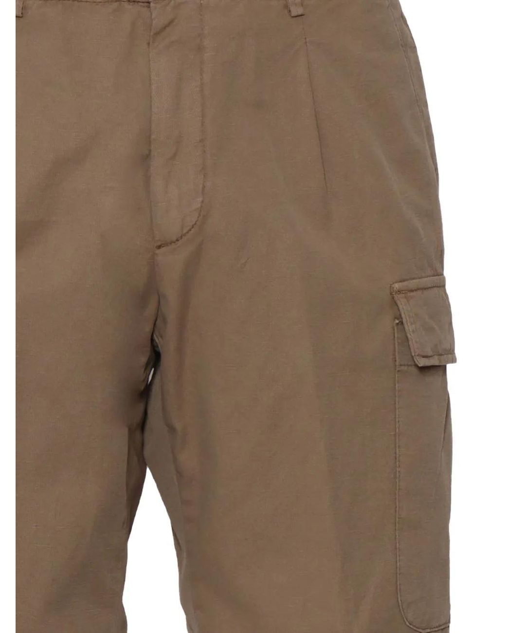 Briglia 1949 Natural Cargo-Pocket Shorts for men