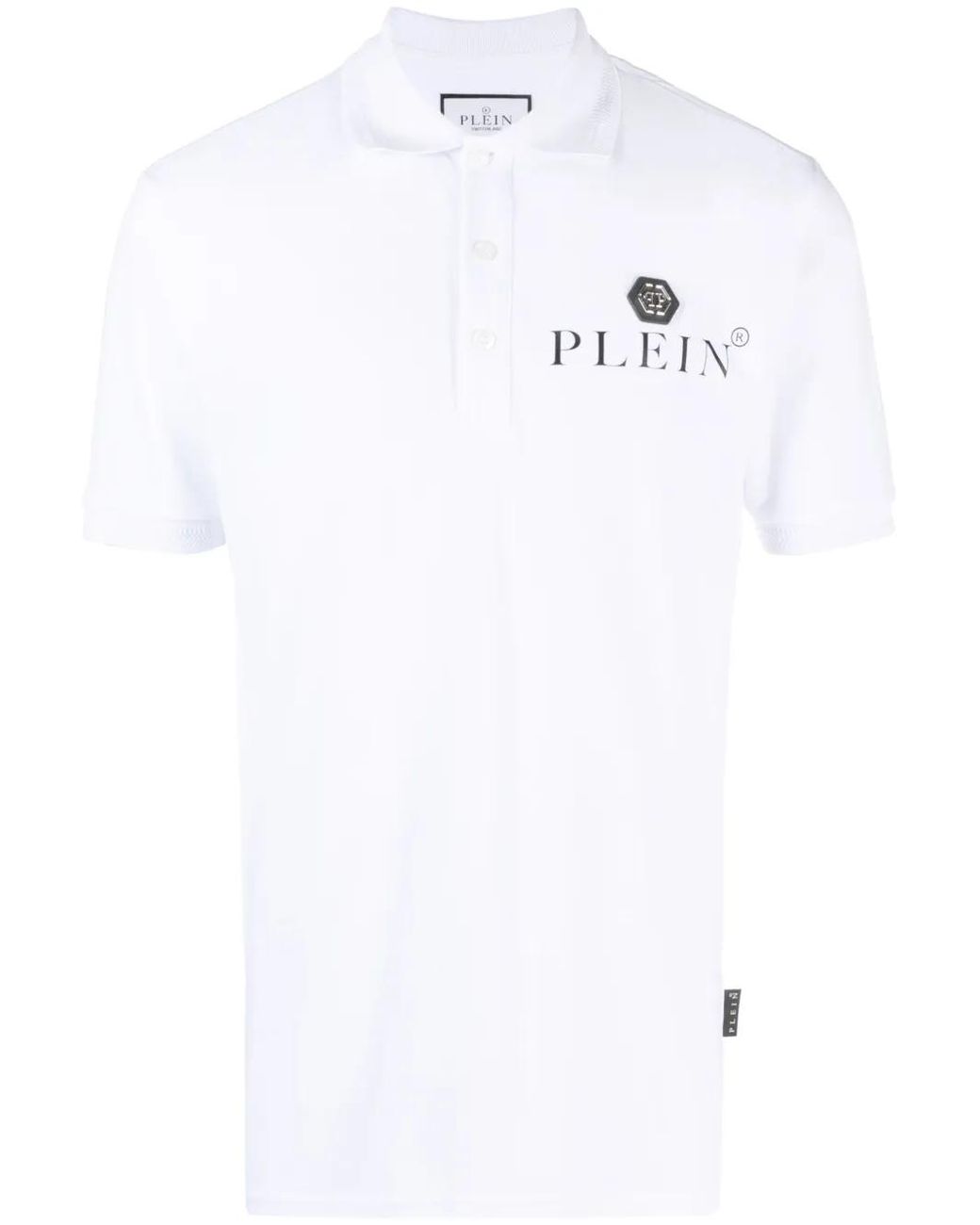 Polo di Philipp Plein in White da Uomo