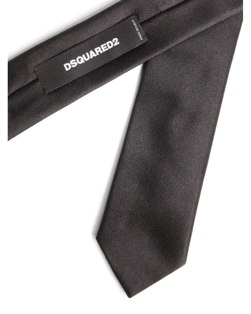 DSquared² White Leather Tie for men