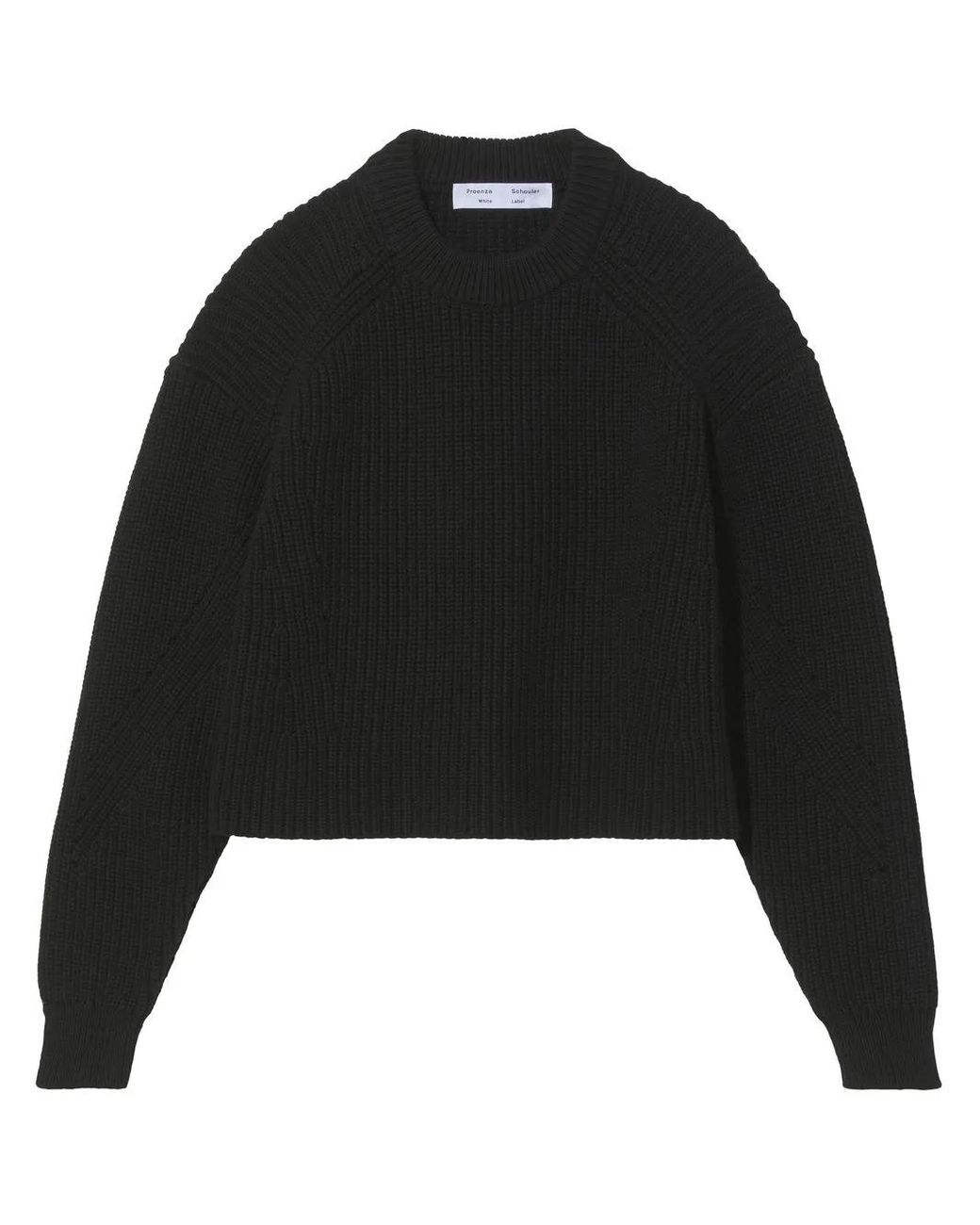 Proenza Schouler Black Mock-Neck Jumper