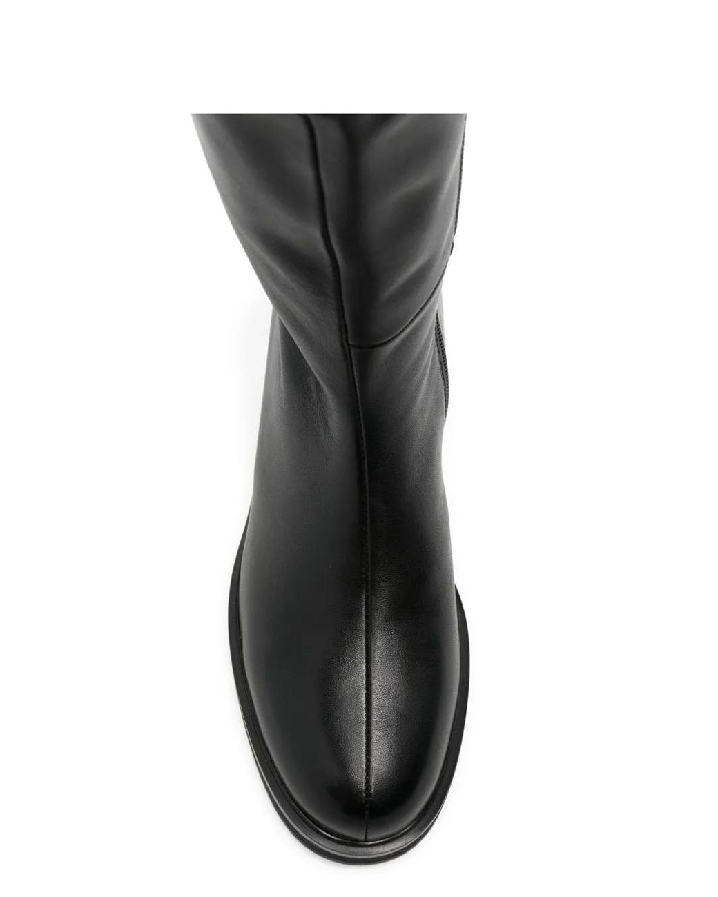 ADRIANNA FERETTI Black Zip-Fastening Knee-High Boots