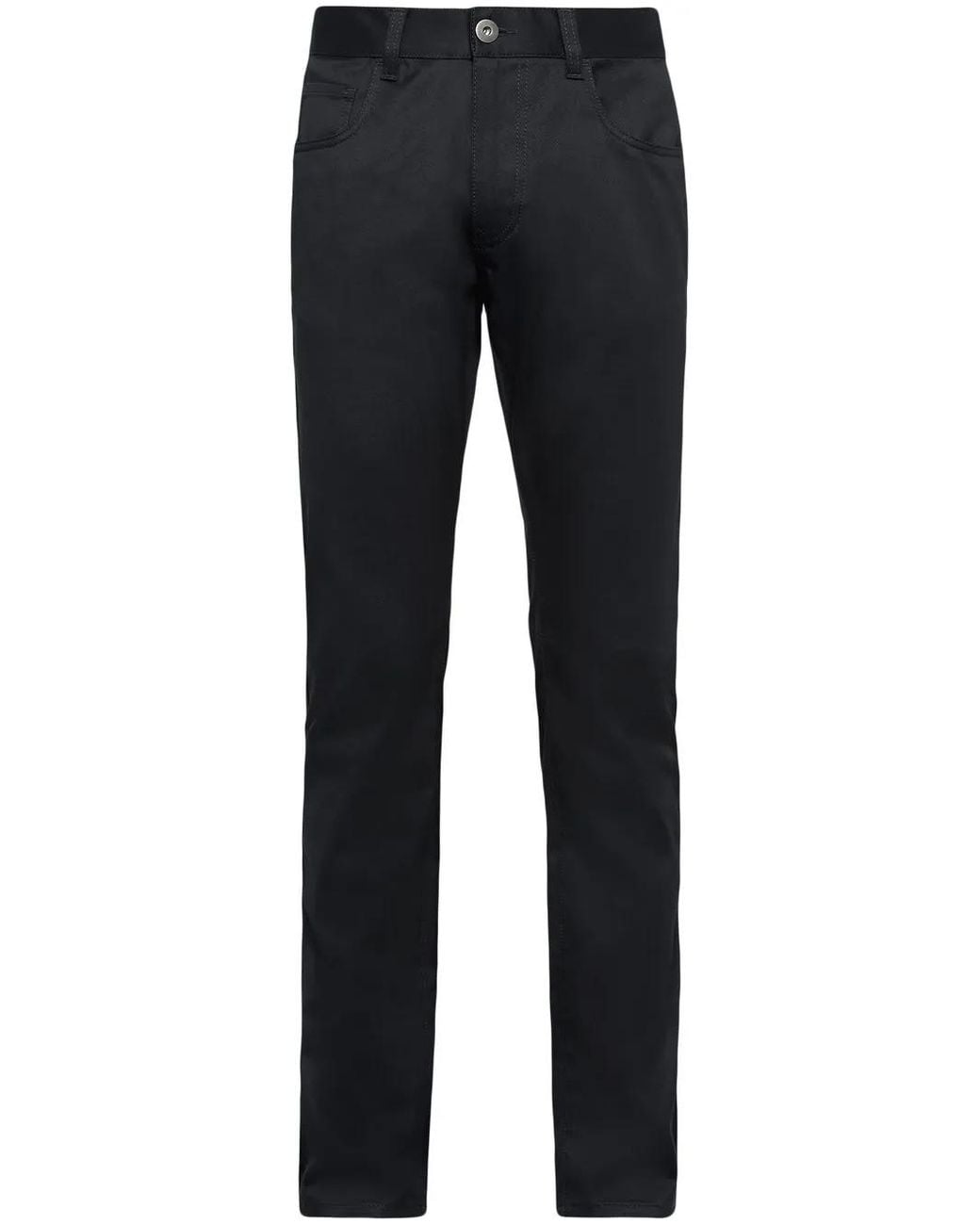 Prada Blue Stretch Drill Jeans for men