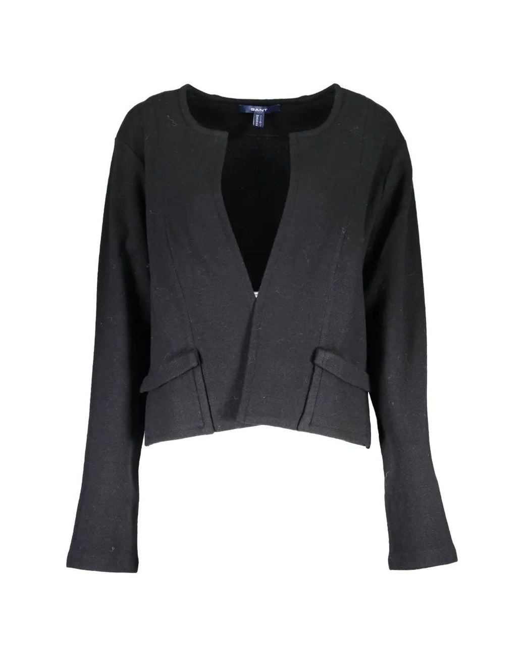 Gant Black V-Neck Cardigan