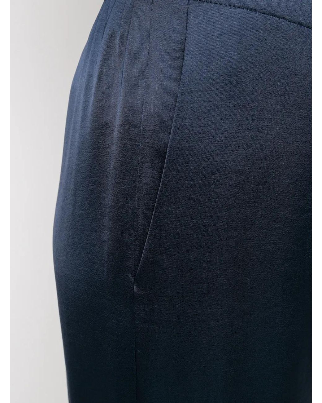 Blanca Vita Blue Wide Leg Cropped Trousers