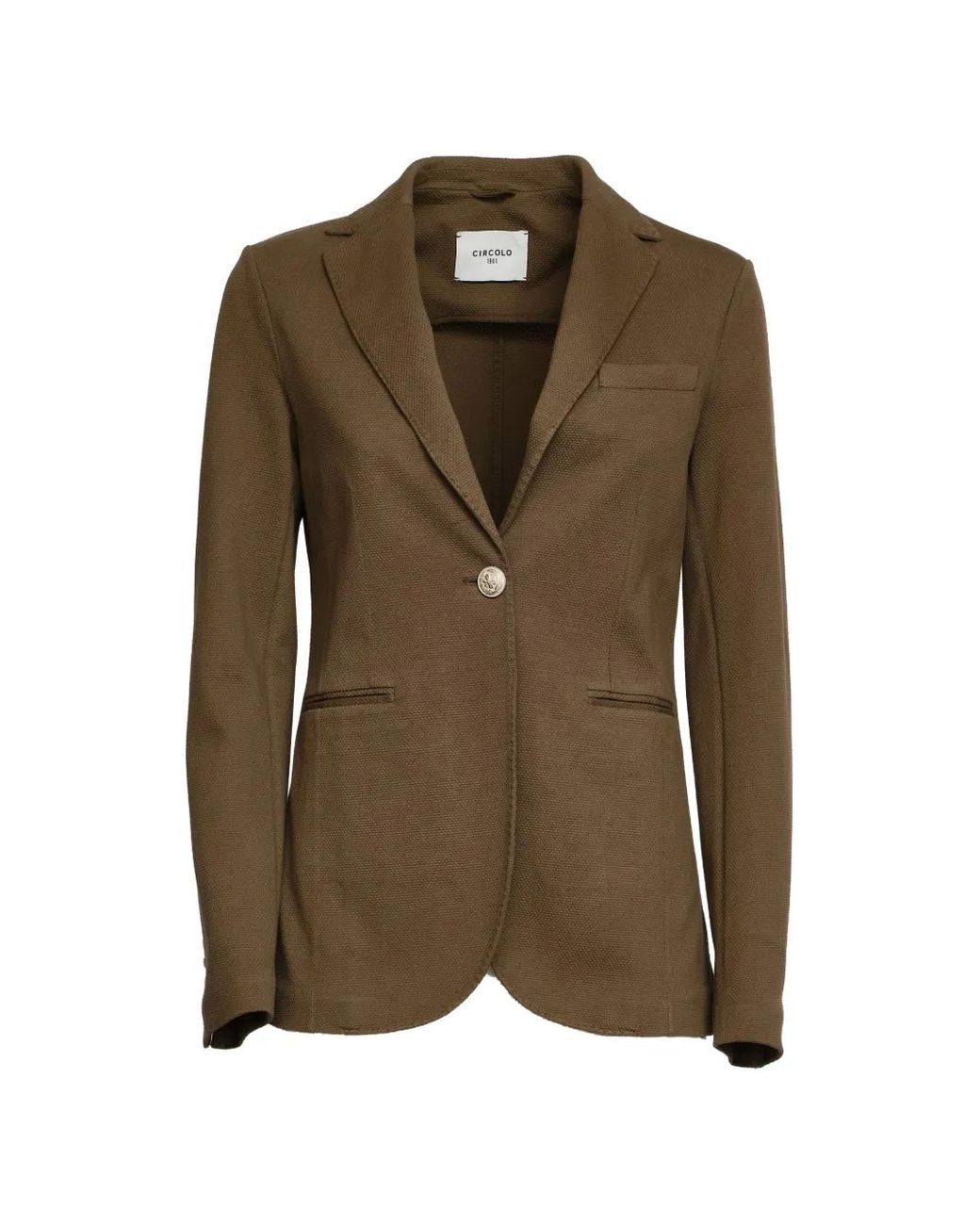 Circolo 1901 Green Single-Breasted Blazer