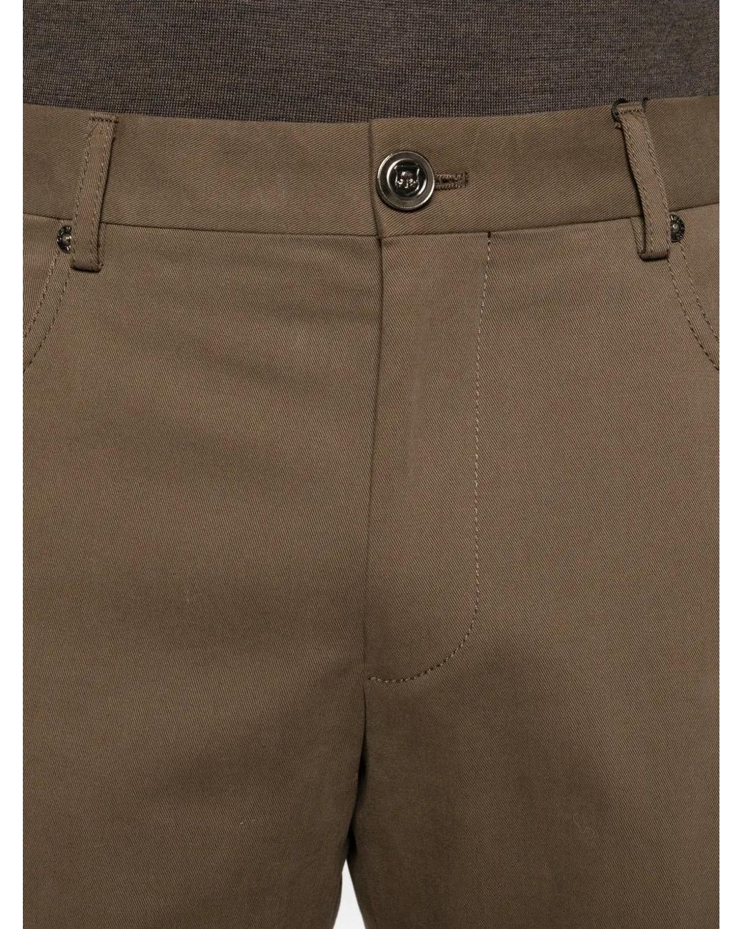 Corneliani Brown Five-Pocket Trousers for men