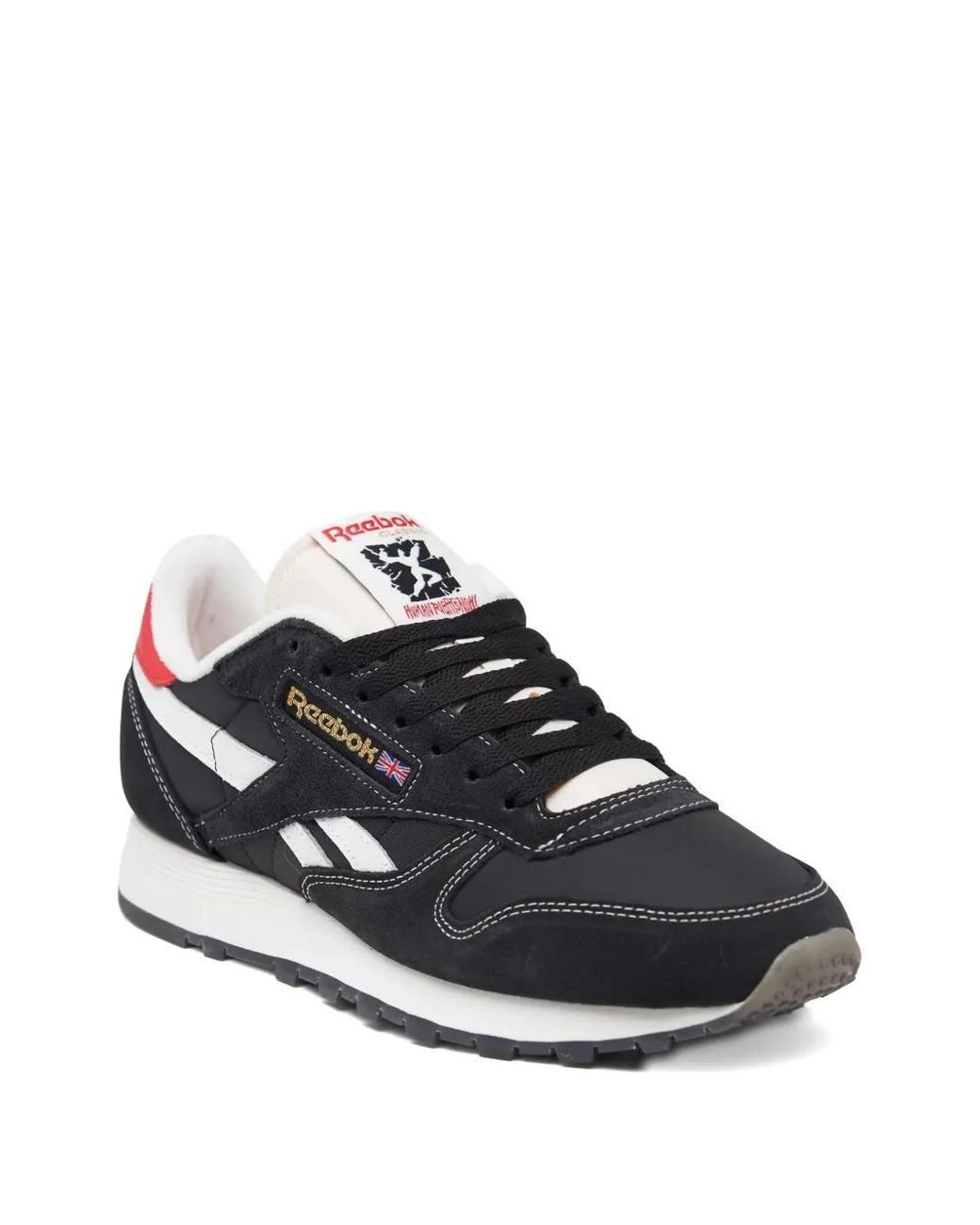 Reebok Black Leather Classic Trainers for men