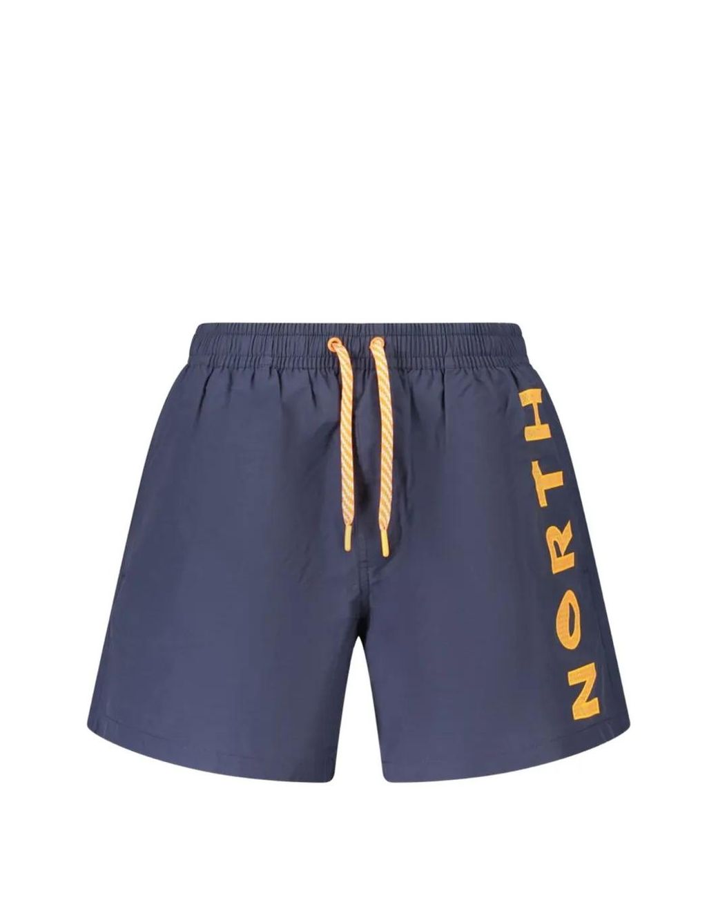 North Sails Blue Logo-Print Drawstring Swim Shorts for men