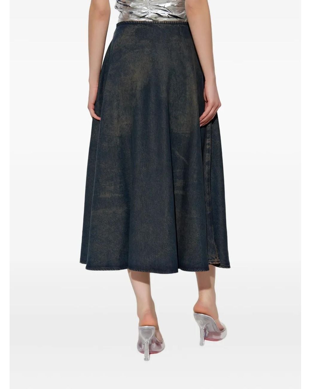 DIESEL Blue Maxi Skirt 'De-Annie-S'