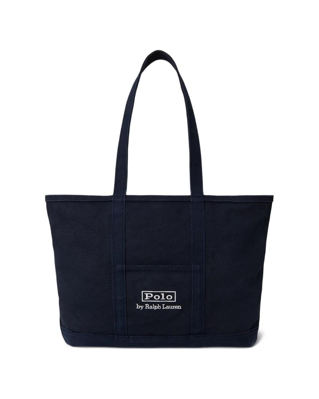 Polo Ralph Lauren Blue Medium Logo Strap Tote Bag for men