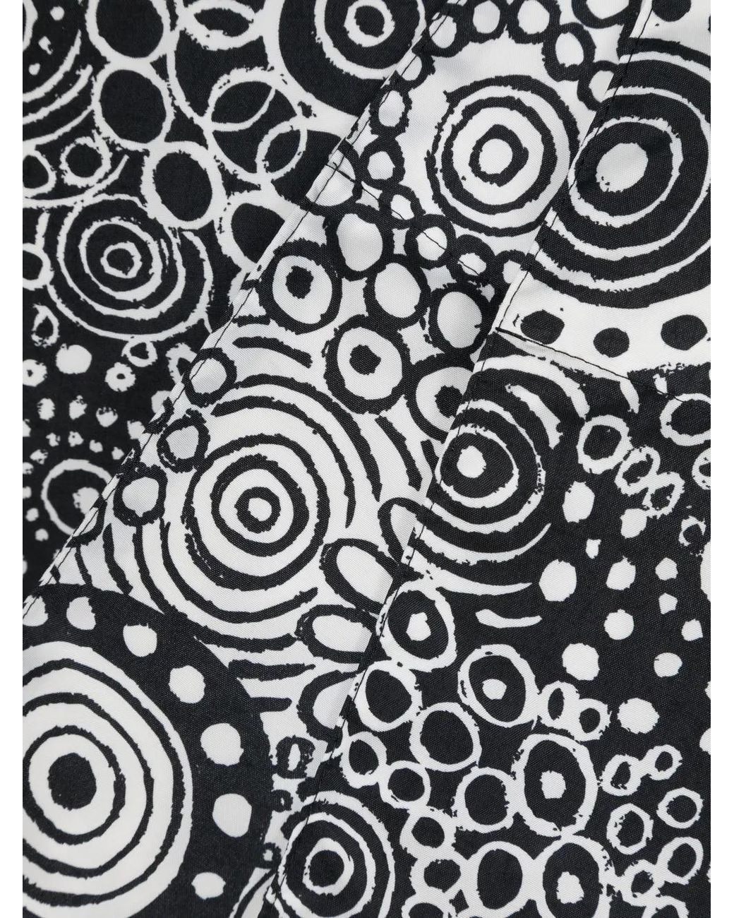 10 Corso Como Gray Graphic-Print Padded Scarf