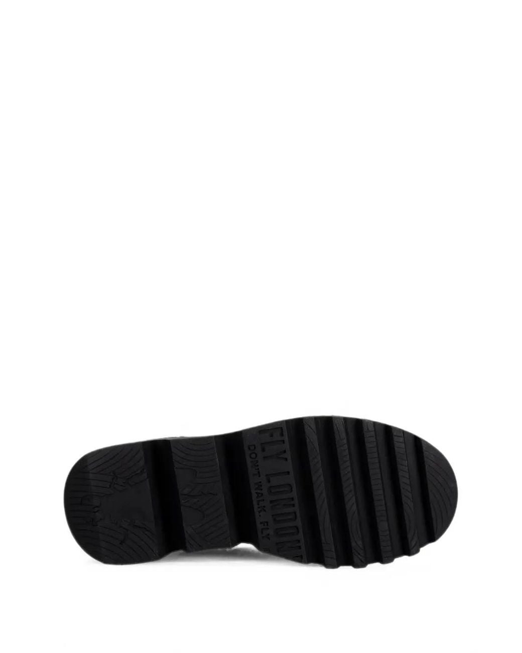 Fly London Brown Lace-Up Platform Boots