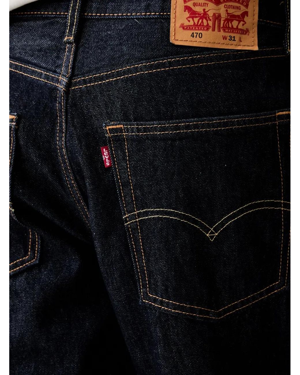 Levi's Black Short En Jean À Patch Logo for men