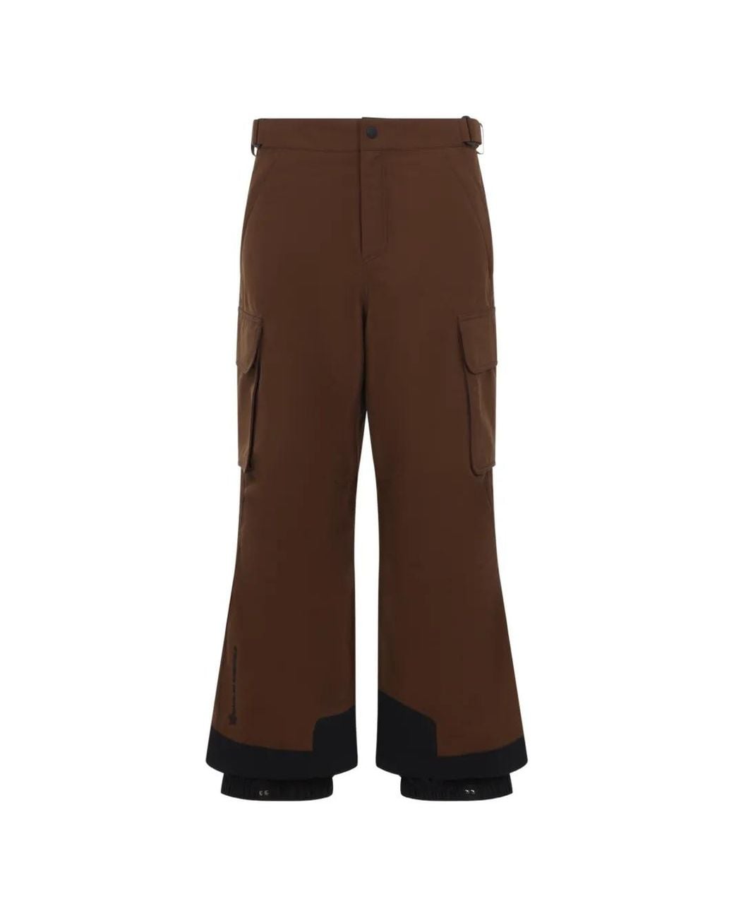 Pantaloni Da Sci Con Logo di Moncler in Brown da Uomo