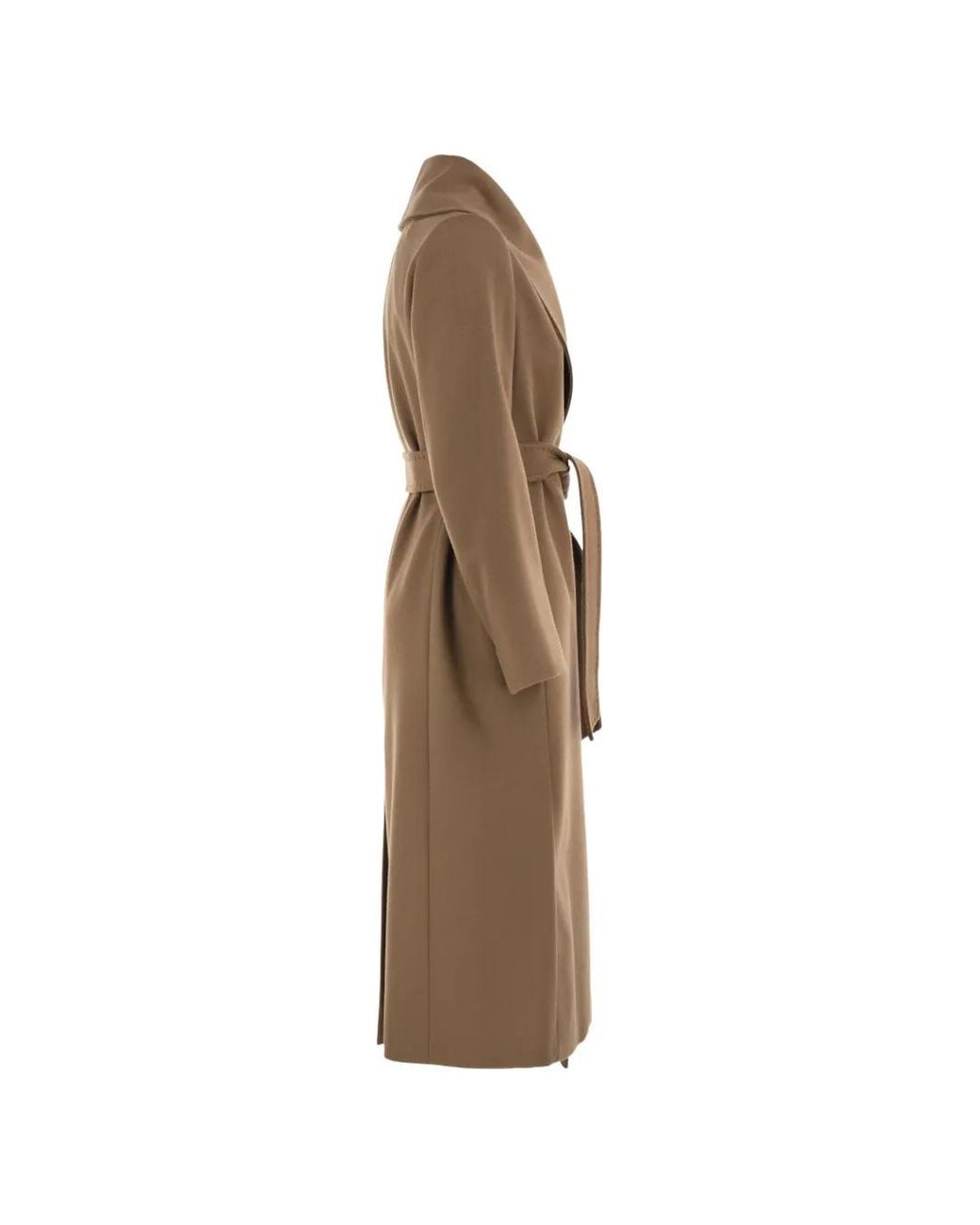 Max Mara Natural Belted Wrap Coat