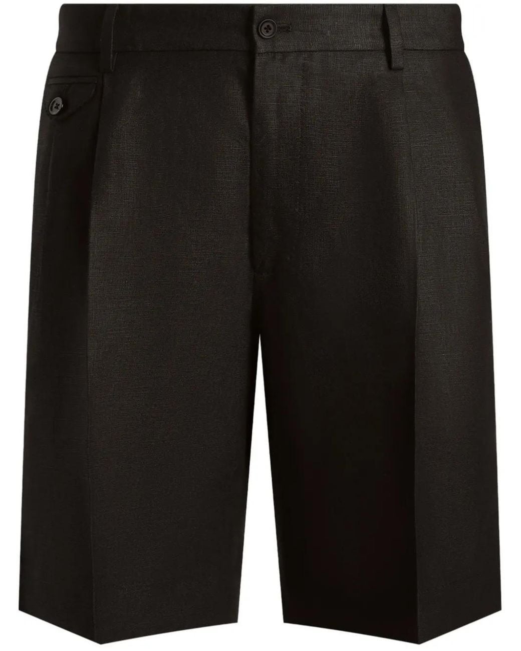 Dolce & Gabbana Black Tailored Shorts for men