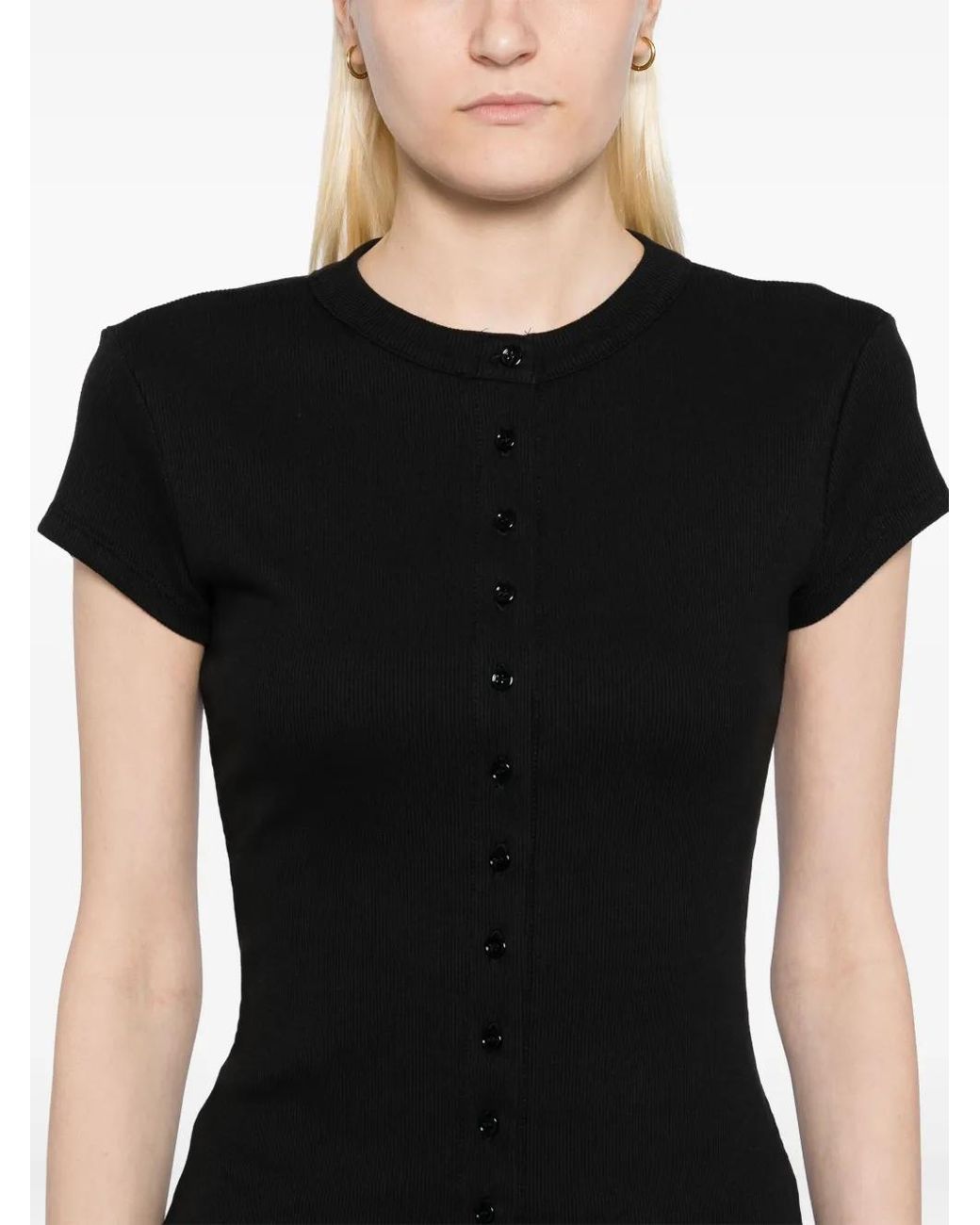 Reformation Black Raelynn Top