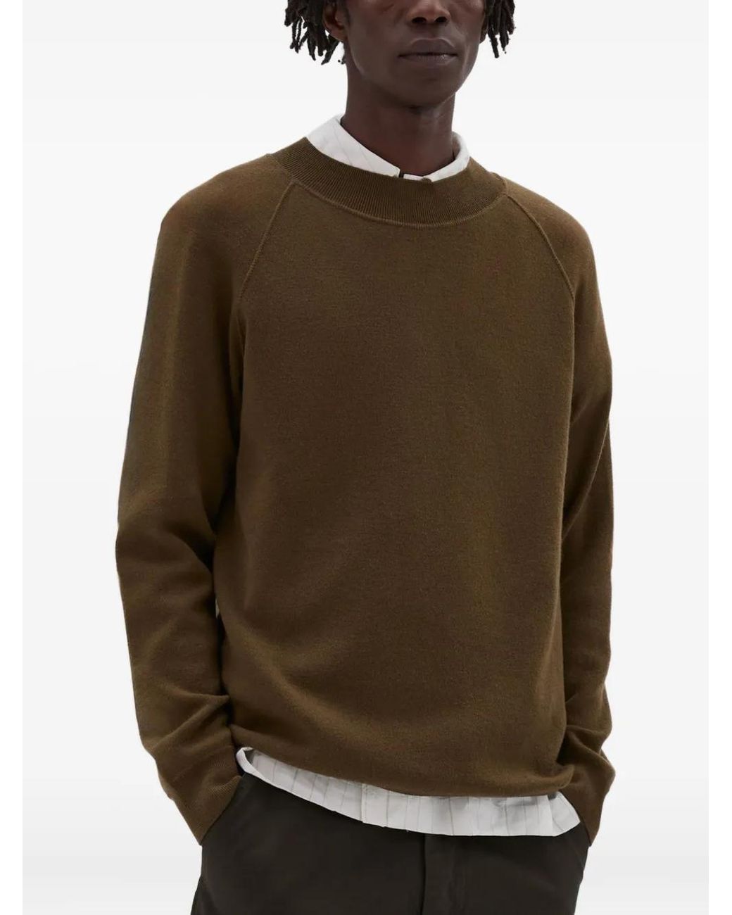 MHL by Margaret Howell Green Crew-Neck Sweatshirt for men