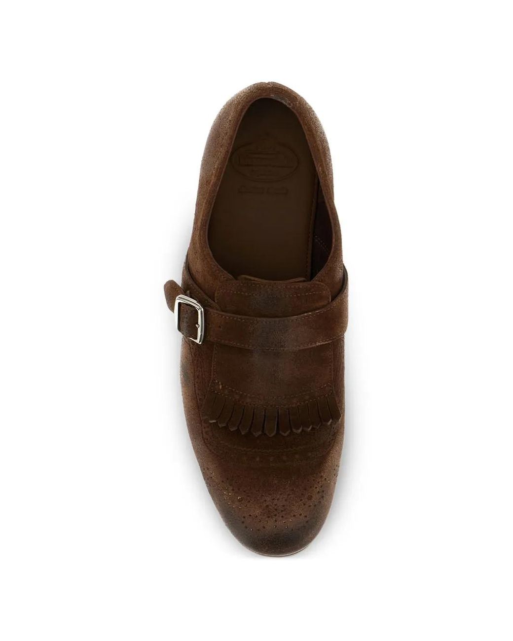 Church's Brown Shanghai Monk Strap Shoes for men