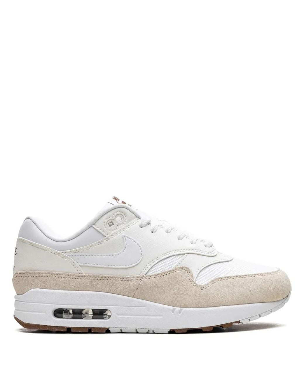 Nike White Air Max 1 Sc Panelled Sneakers for men