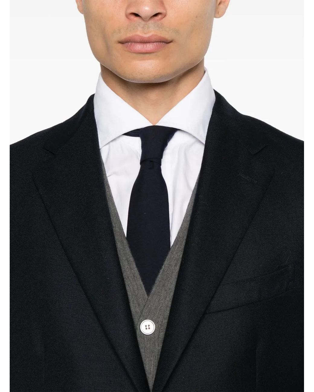 Blazer Con Botón Boglioli de hombre de color Blue
