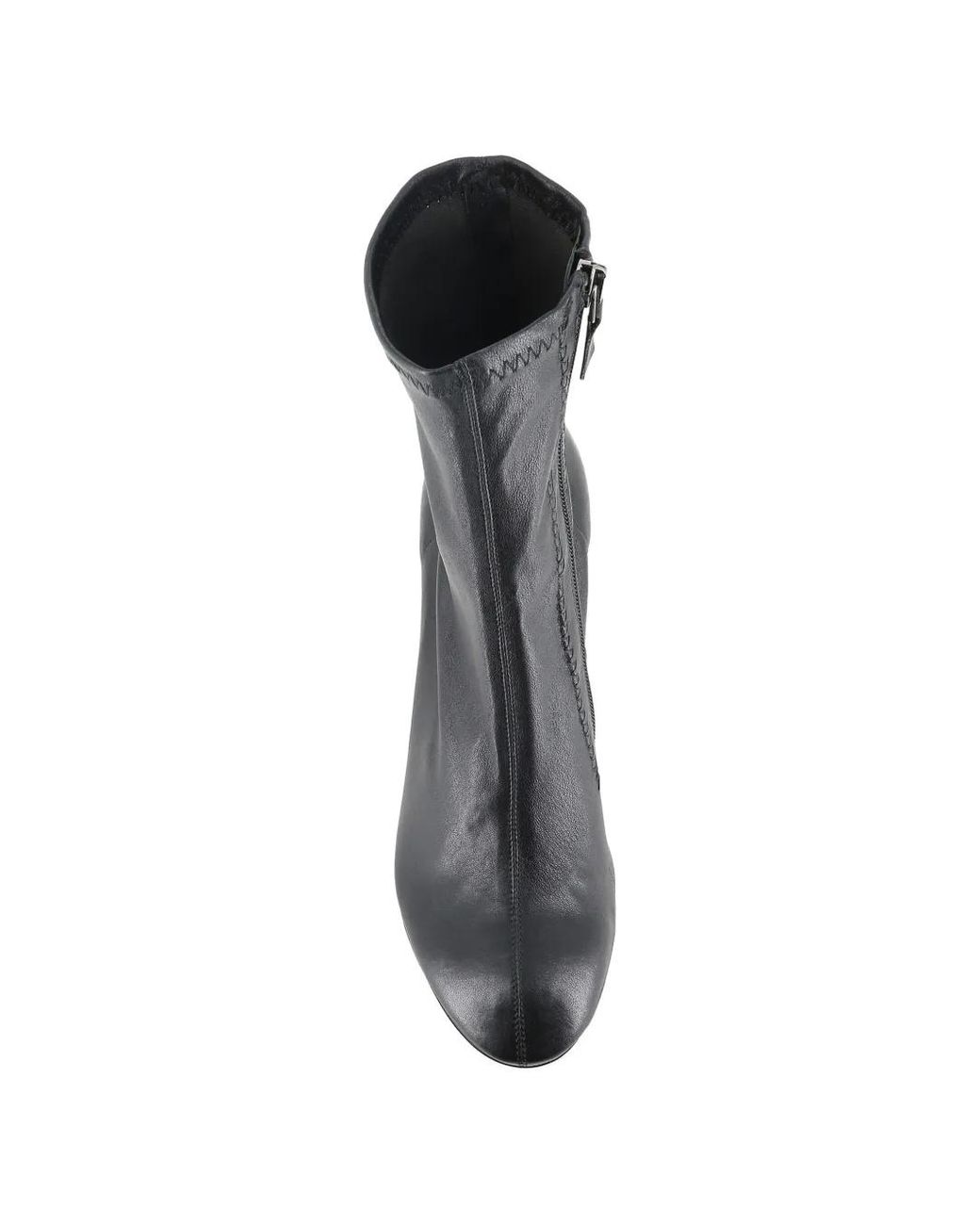 Roberto Del Carlo Black Bottines Élastiques À Talon Aiguille