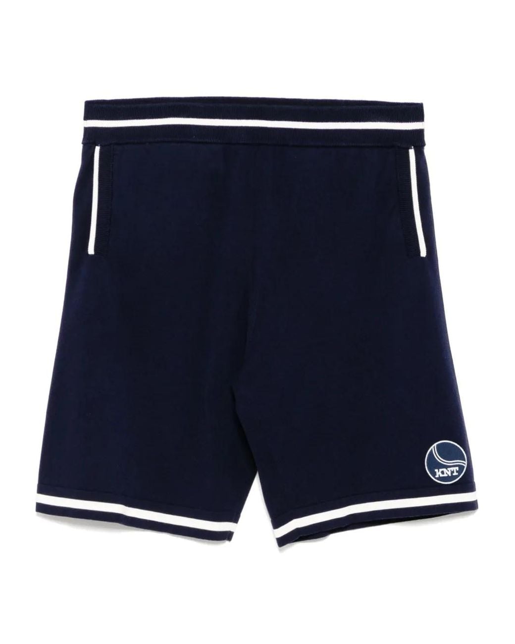 Kiton Blue Knt Shorts for men