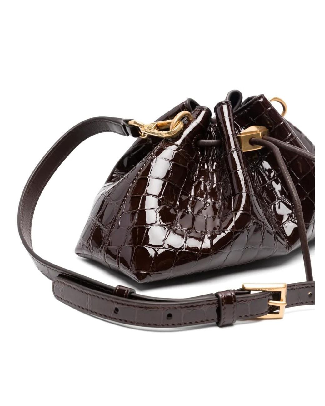 Jimmy Choo Black Cinch Small Bag