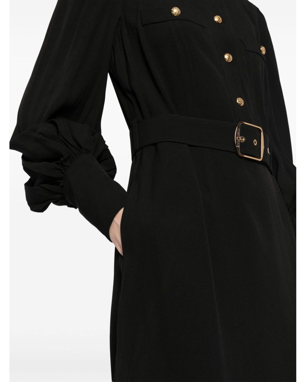 Zimmermann Utility Midi Dress in Black | Lyst