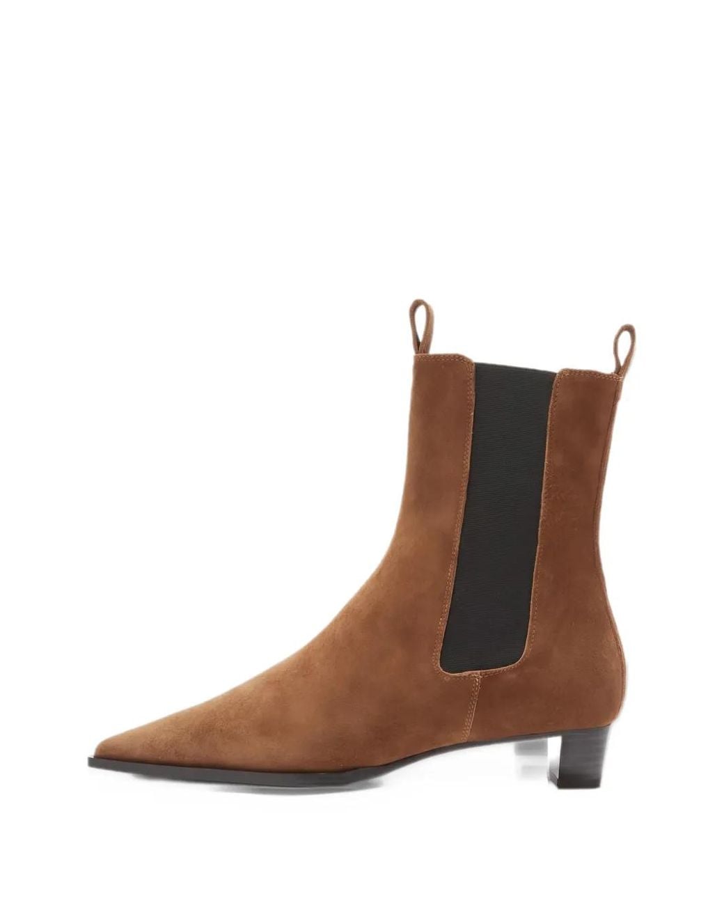 Aeyde Brown Kiki Suede Chelsea Ankle Boots