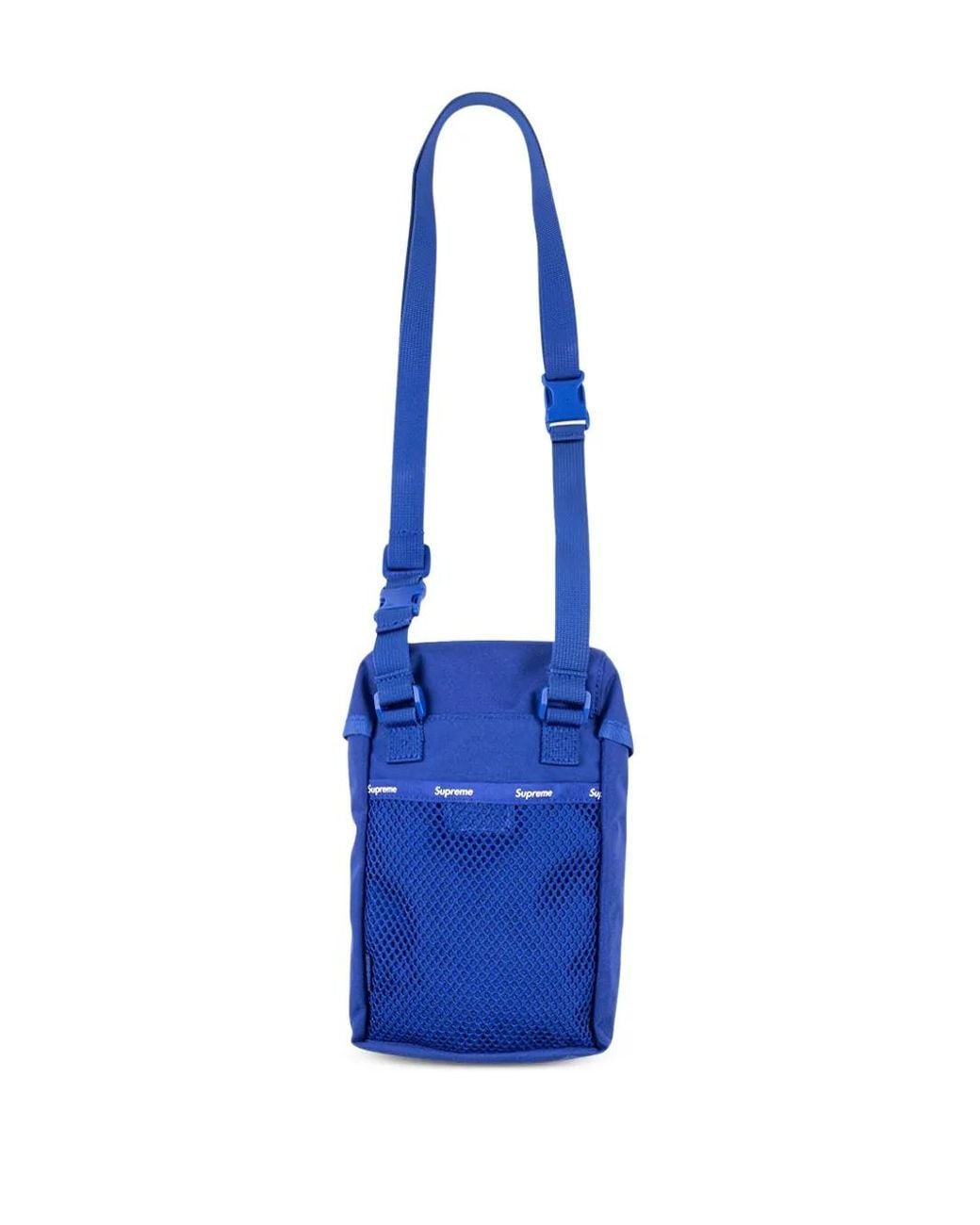 Supreme Blue Logo-Patch Camera Bag for men