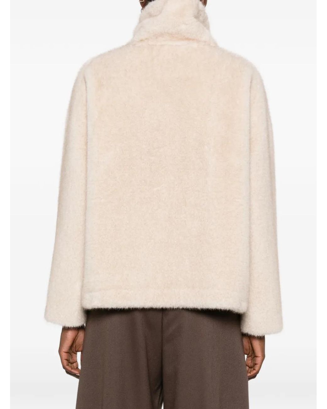 Betta Corradi Natural Faux-Fur Jacket