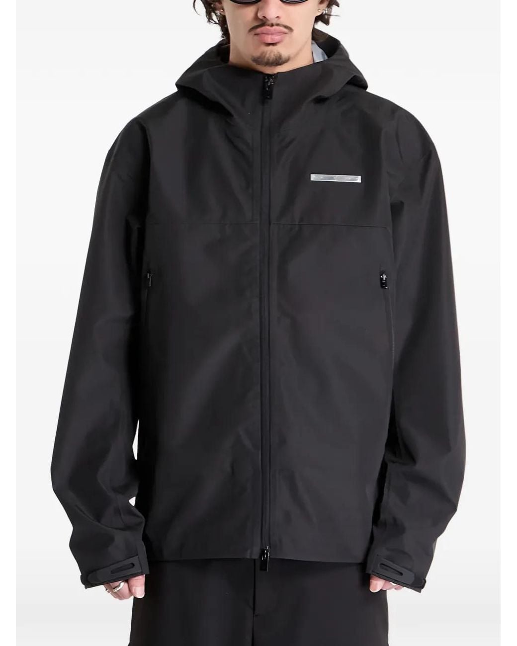 HELIOT EMIL Gray Kladruber Logo-Detail Jacket for men